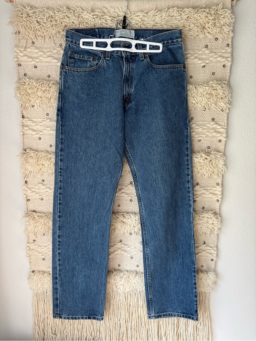 Vintage Levi's Slim Straight Dark Blue Denim Jeans